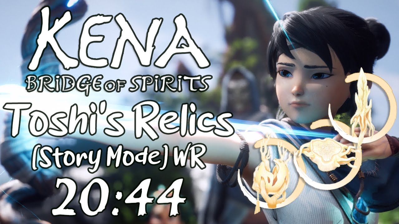 (Current WR) Kena: Bridge of Spirits Toshi's Relics (Story Mode) Speedrun in 20:44