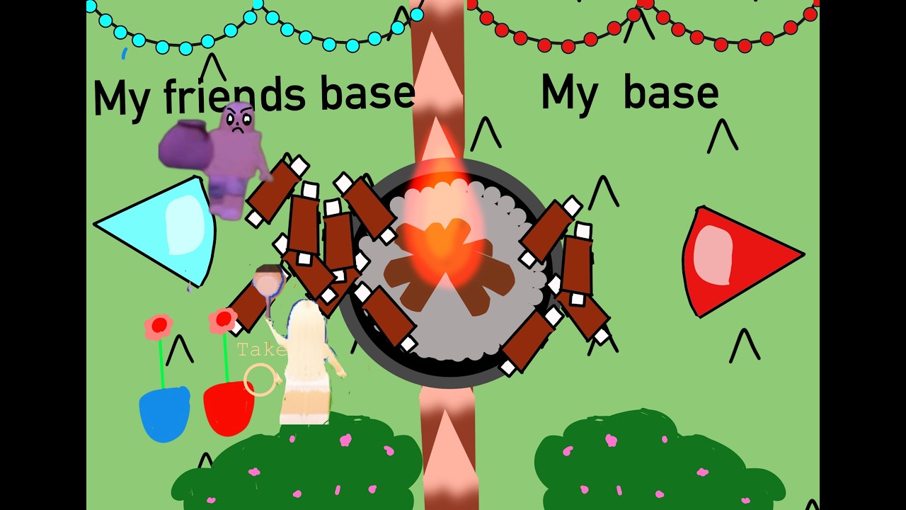 Base Split Challenge in 99 Nights in the Forest (I Stole Her Stuff 😈)