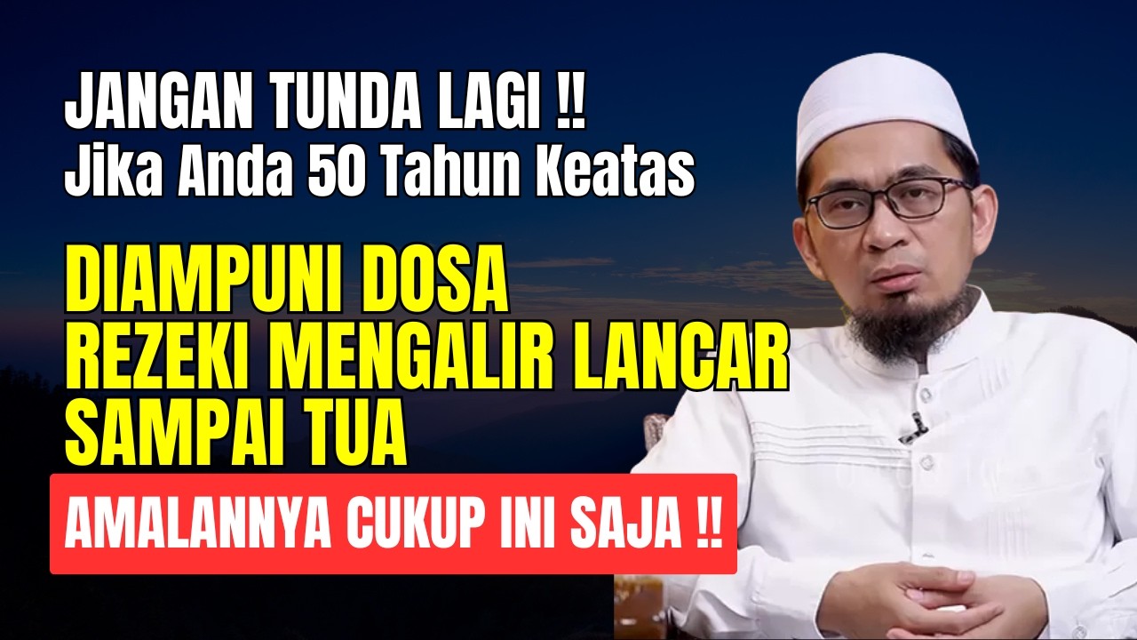 SELAGI ADA WAKTU❗Masuk Usia Tua😥, Rutinkan Dzikir ini Setelah Tahajud, Diampuni Dosa & Lancar Rezeki