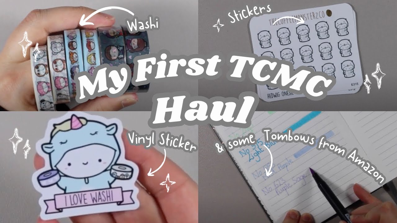 My First TCMC Haul and some Tombow Brush Pens