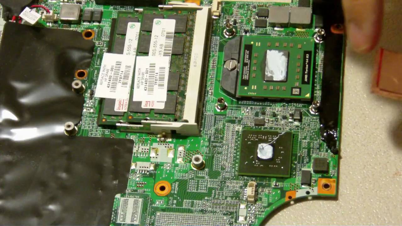 HP Pavilion DV6000 Blank screen fix  BGA rework video problem