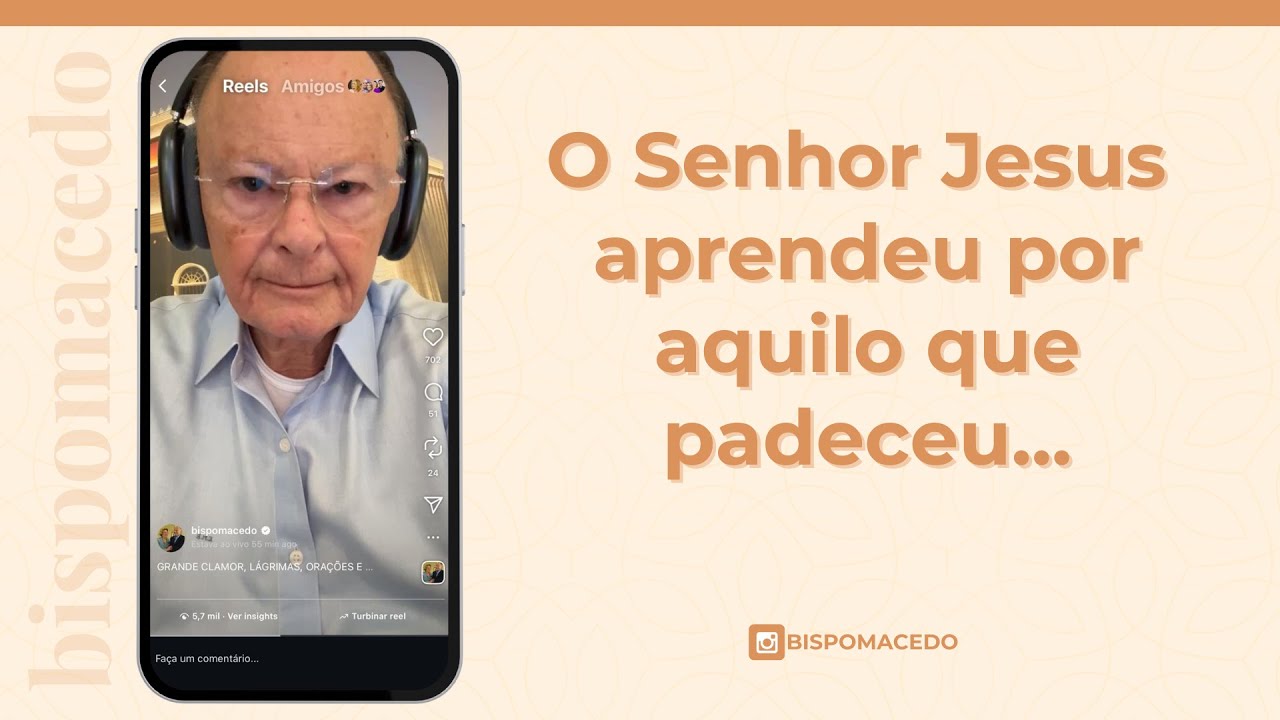 O Senhor Jesus aprendeu por aquilo que padeceu... - Meditação Matinal 08/08/258