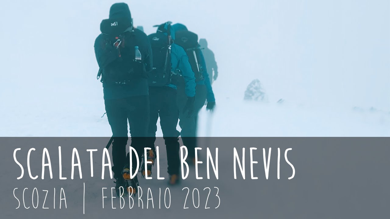 La scalata del Ben Nevis in Scozia