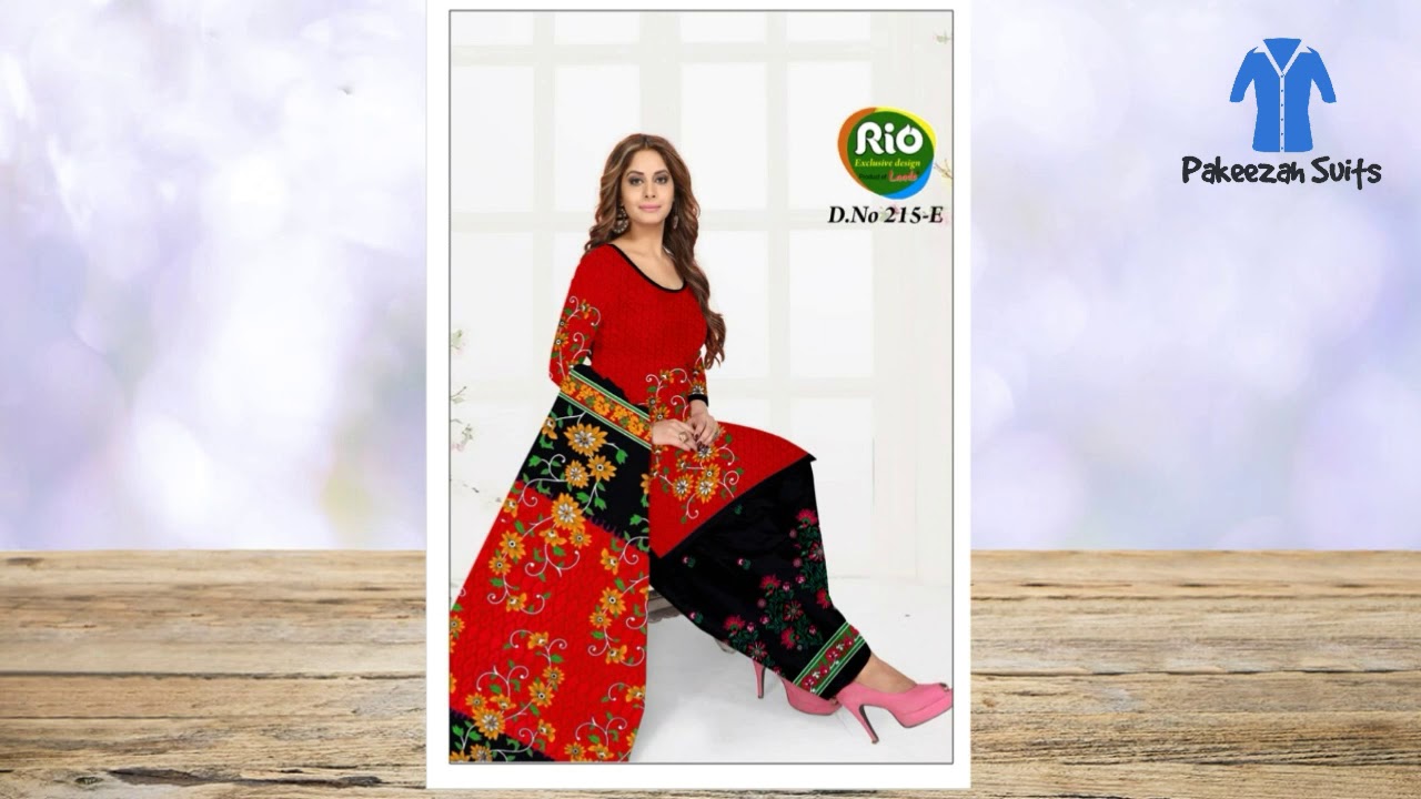 Rio D No 215 | Wholesale ladies Suits Market in Kolkata | Ansari Cloth Store