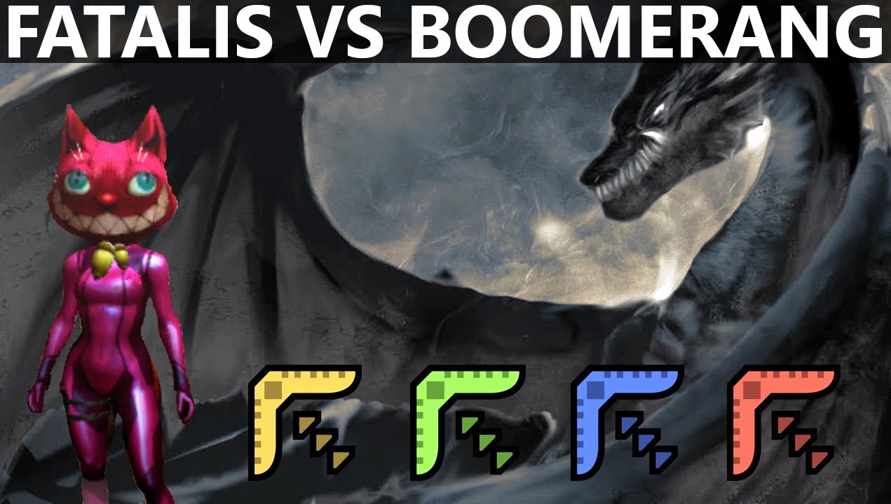 【MH4U】Fatalis vs Four Boomerangs︱3000 Subscribers