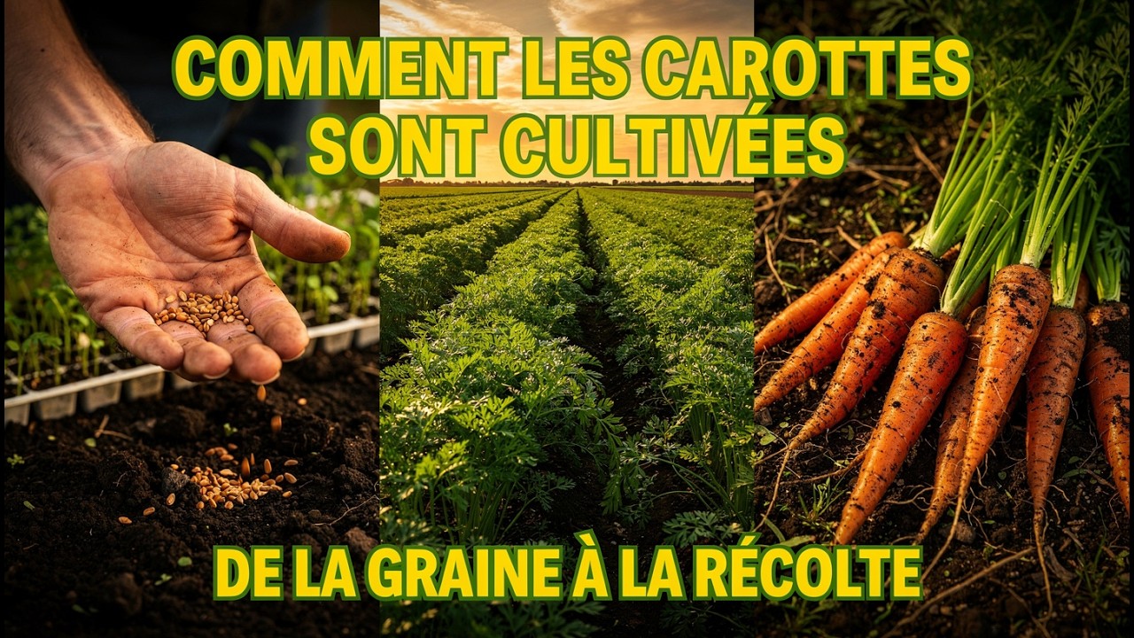 Comment les Carottes Sont Cultivées – De la Graine à la Récolte