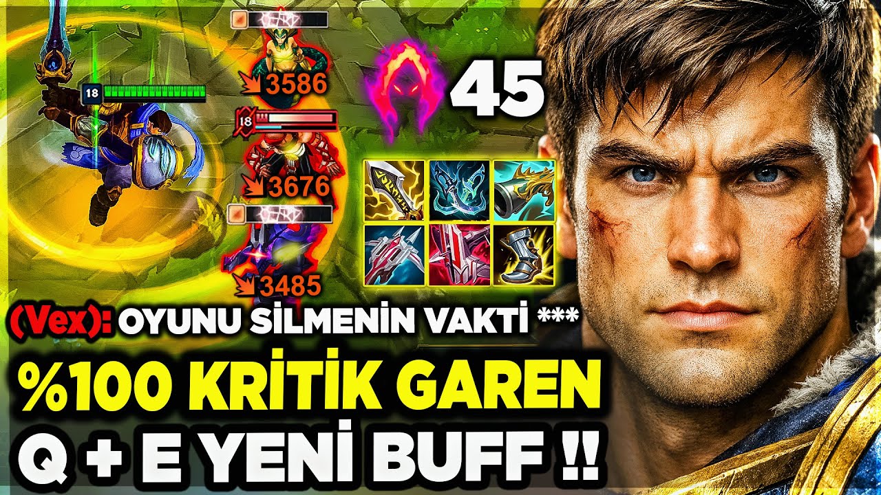 GAREN YENİ EFSANE BUFF !! RİOT BU VİDEOYU SİLDİREBİLİR !!