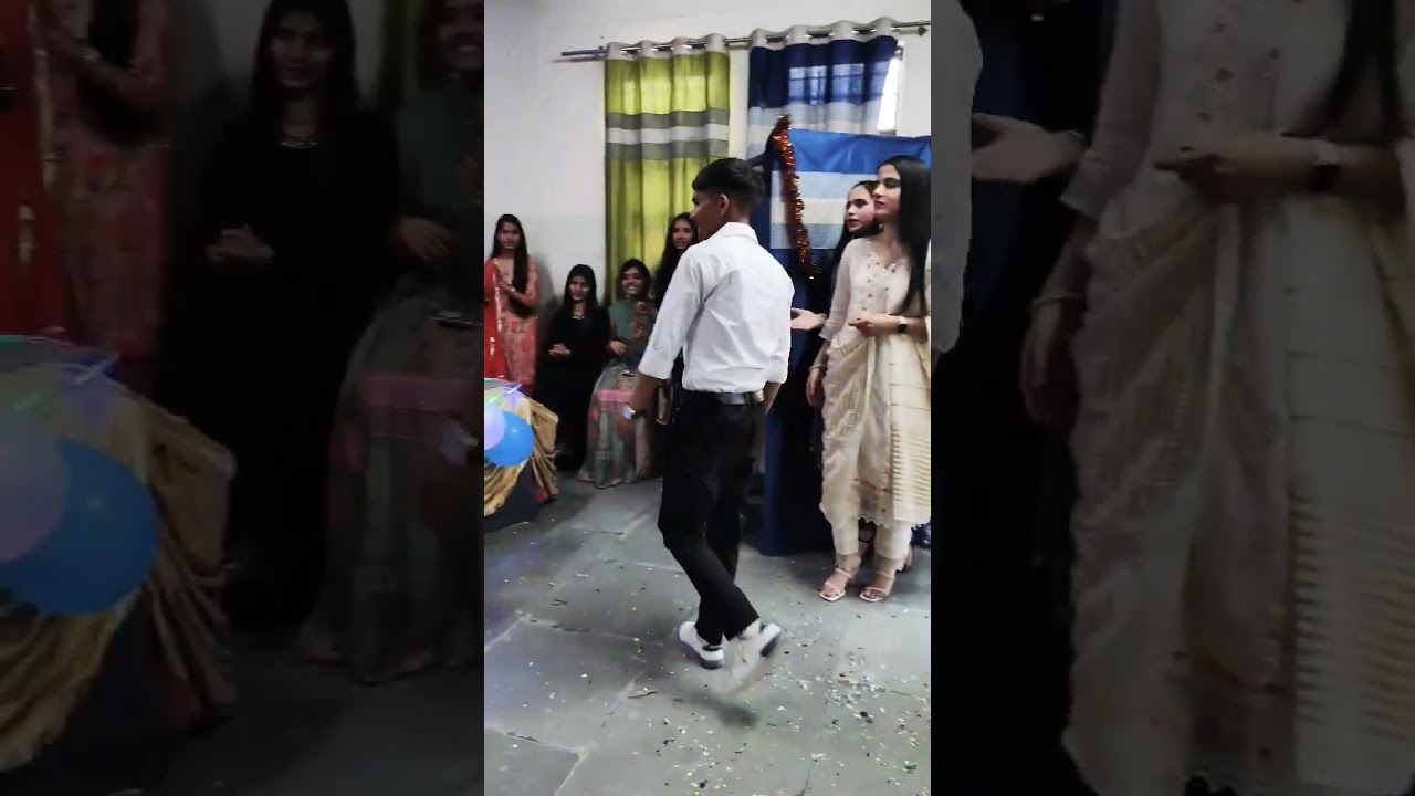 Warmly welcome Avikash to the farewell party by 11th class #welcome  #ytshort #youtube #shorts #jnv