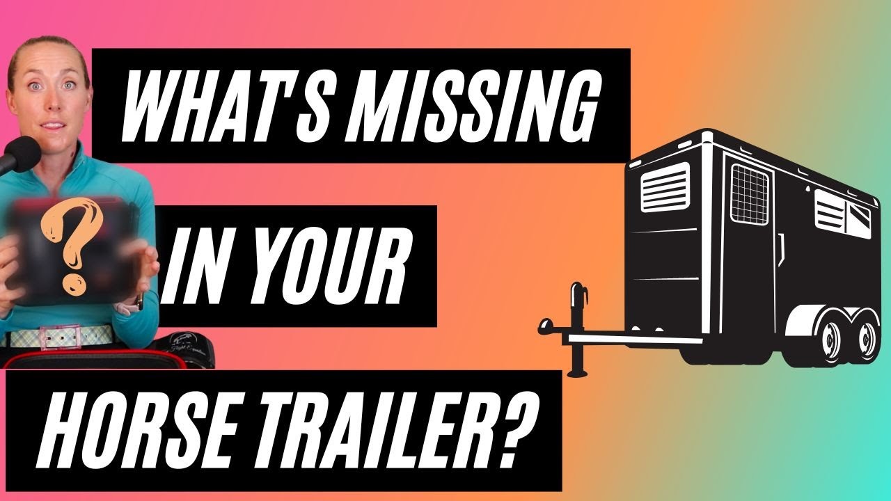 12 Things You Didn’t Know You Needed in Your Horse Trailer