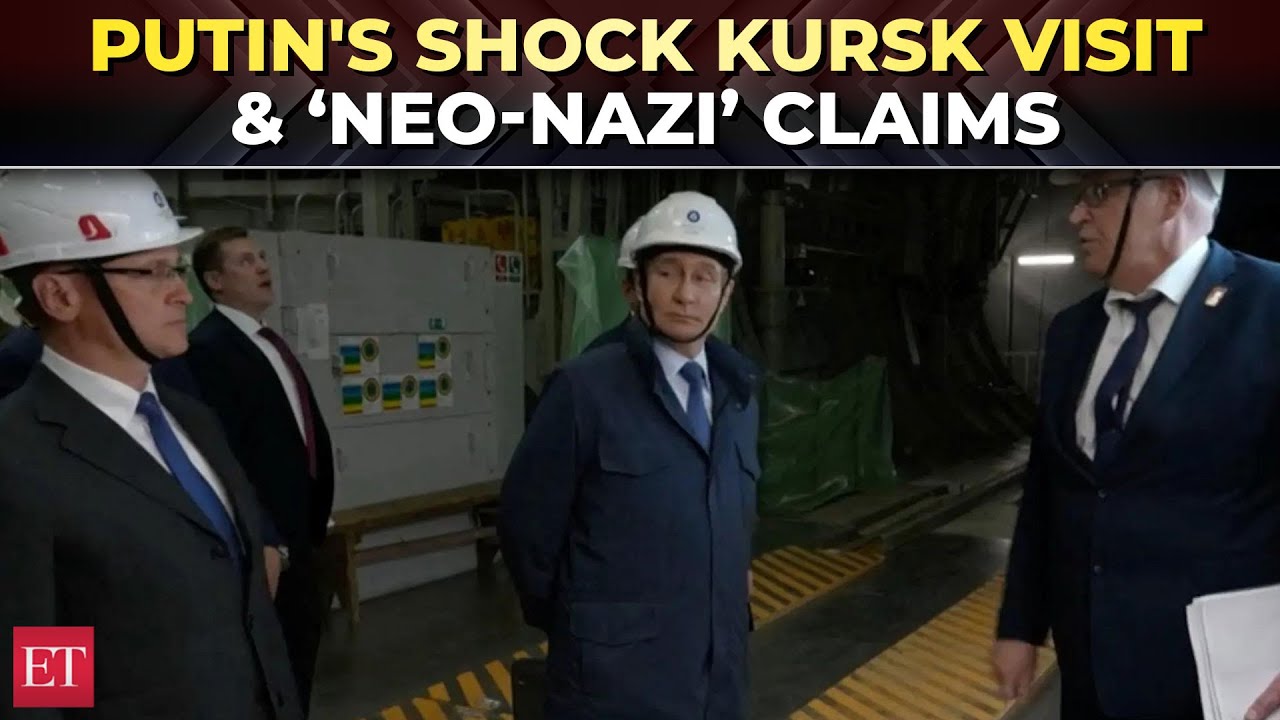 Putin visits nuclear power plant in Kursk region, calls Ukrainian army 'idiots'