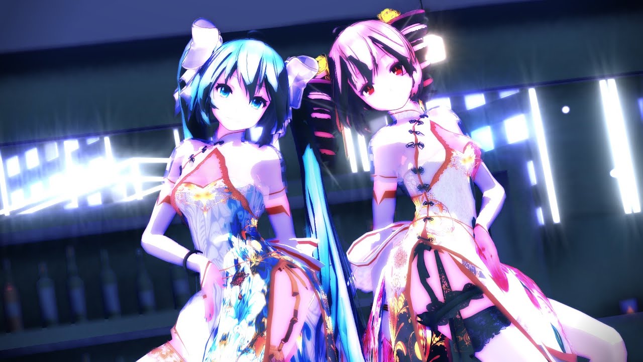 【MMD】KiLLER LADY Tda式 チャイナ テト ＆ ミク ( Tda Teto Miku )