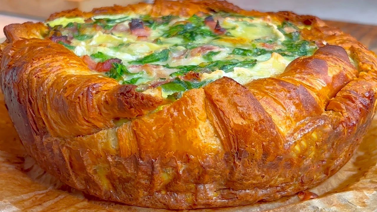 Я заменила тесто круассанами… результат ПОТРЯСАЮЩИЙ 😍🥐
