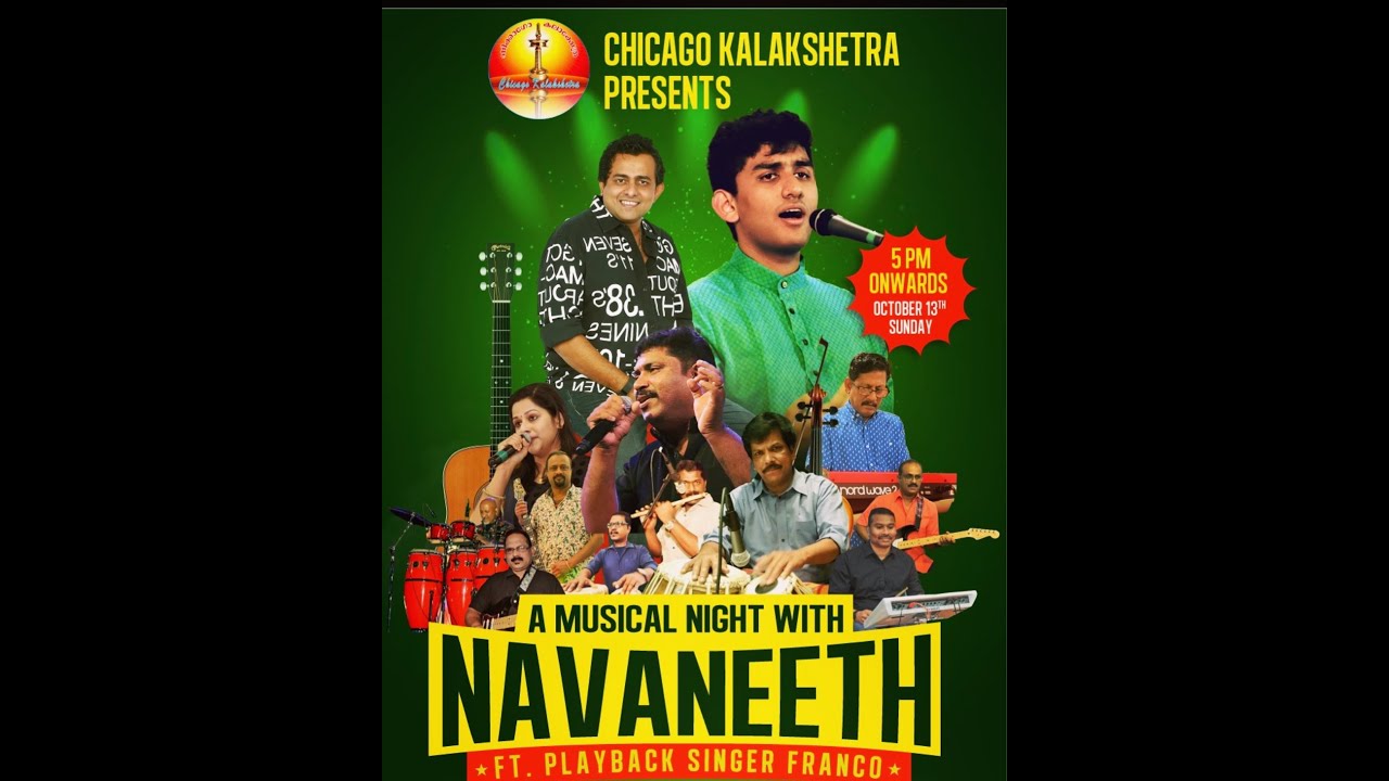 A Musical Night | Chicago Kalakshetra Program | Navaneeth | Franco | Anushree | Joji