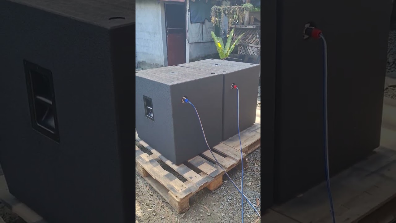 SOUNDCHECK; YAMAHA DXS18 loaded ng LIVE STORM SURGE 18 @ 1500 WATTS