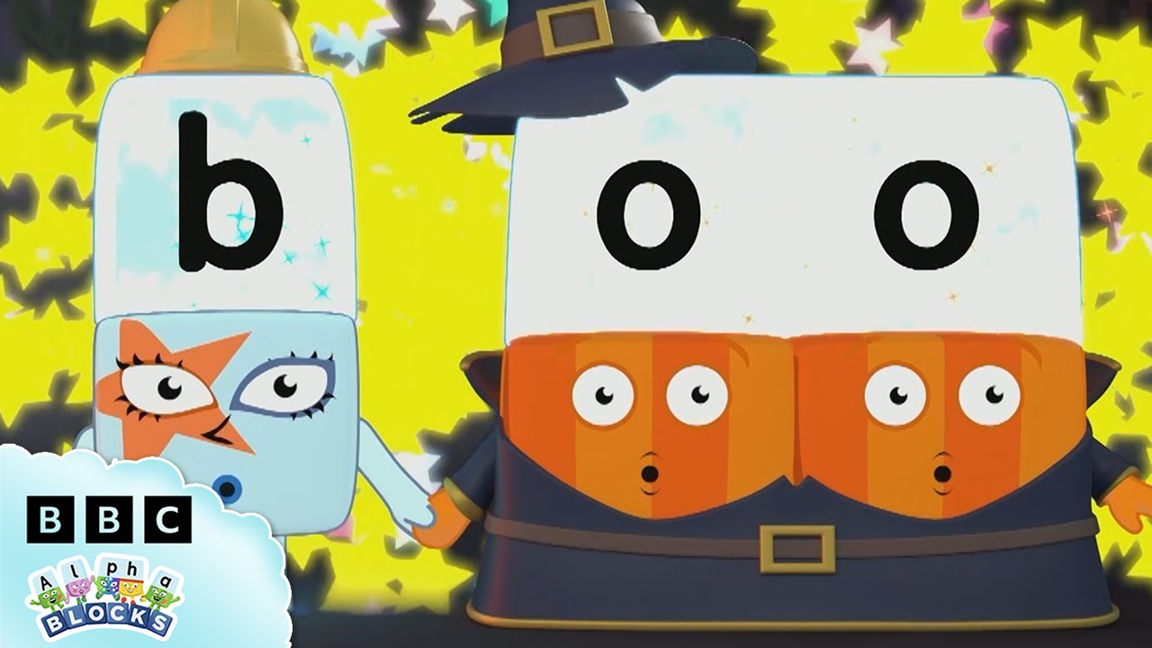 🎃 Boo! - Spelling Halloween Special Episode 👻 | Learn to Spell | @officialalphablocks
