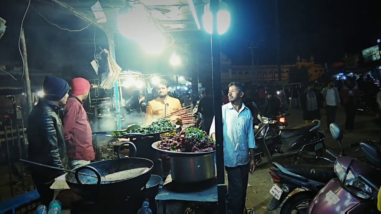 Shivaji nagar or commercial street food street Bangalore