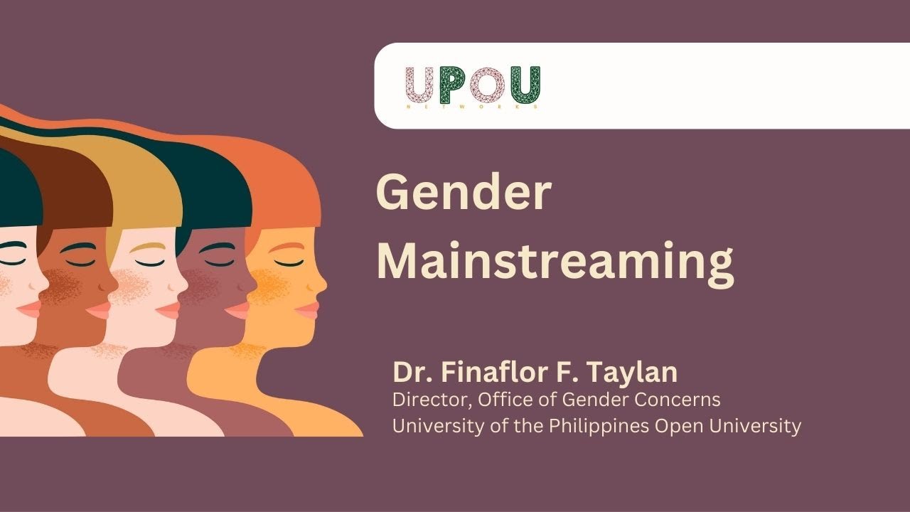 Gender Mainstreaming | Dr. Finaflor F. Taylan