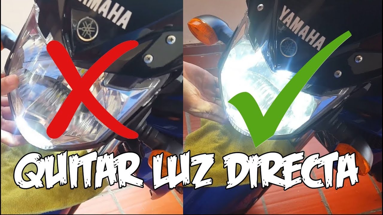 Como quitar la luz directa ala yamaha Fz 2.0