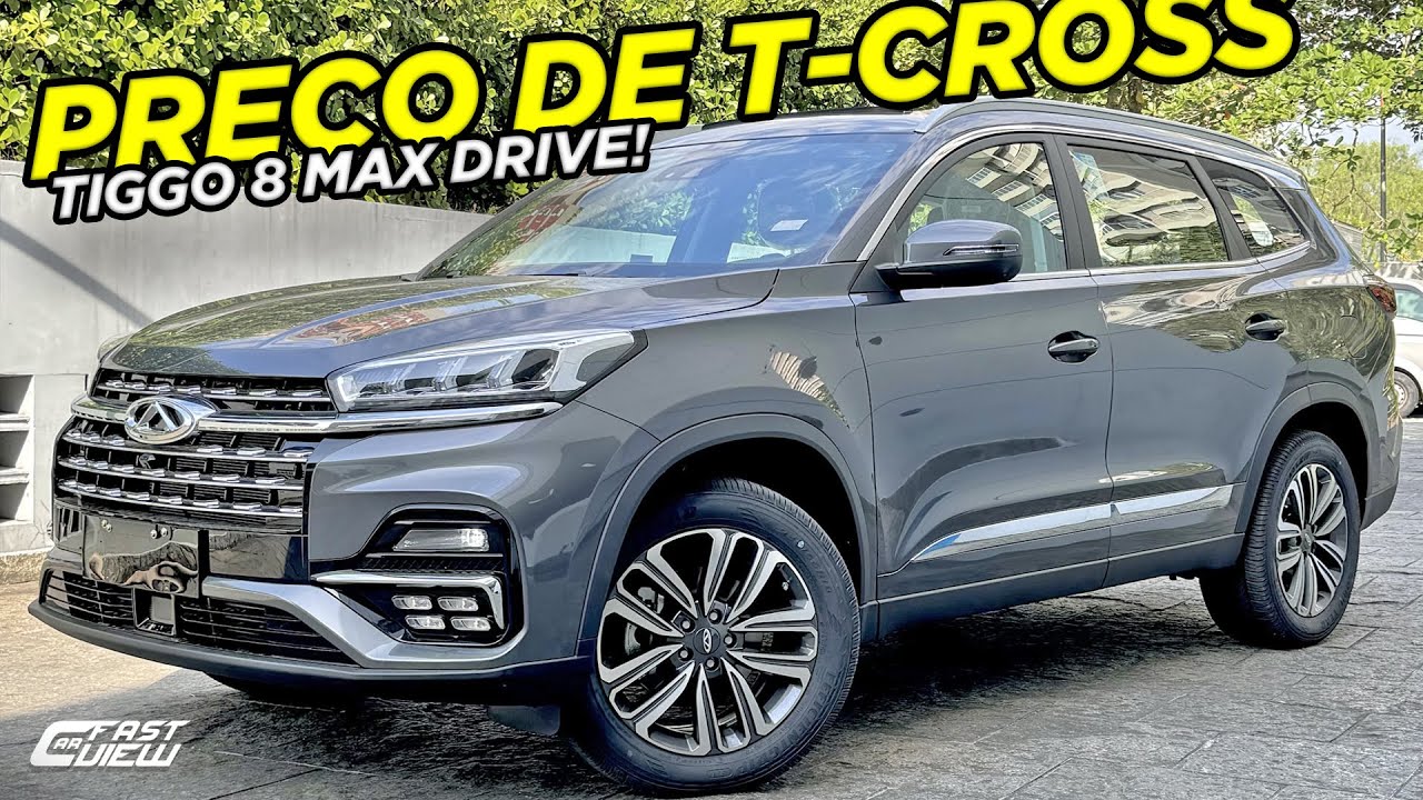 NOVO CAOA CHERY TIGGO 8 MAX DRIVE 2025 ENTREGA 10X +LUXO, ESPAÇO E EQUIPAMENTOS QUE A CONCORRÊNCIA!