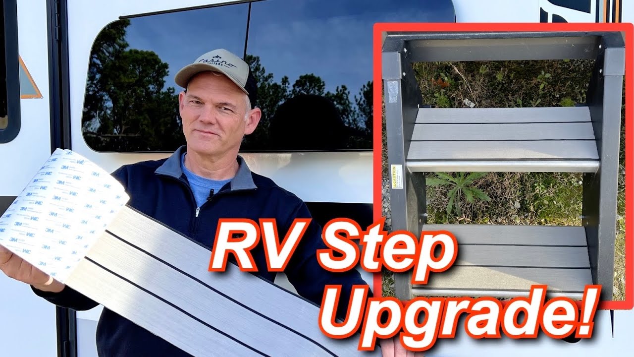 Quick Upgrade To Our RV Steps!  OceanBroad Foam Decking - Review