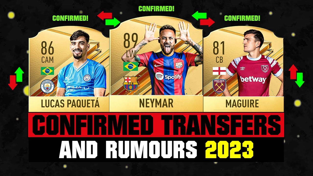 FIFA 24 | NEW CONFIRMED TRANSFERS & RUMOURS! 🤪🔥 ft. Neymar, Paqueta, Maguire... etc