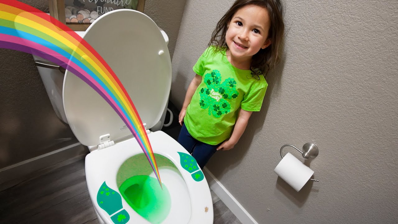OAK caught a Leprechaun(fail) St Patrick's Day Routine and GOLD TRAP 🌈