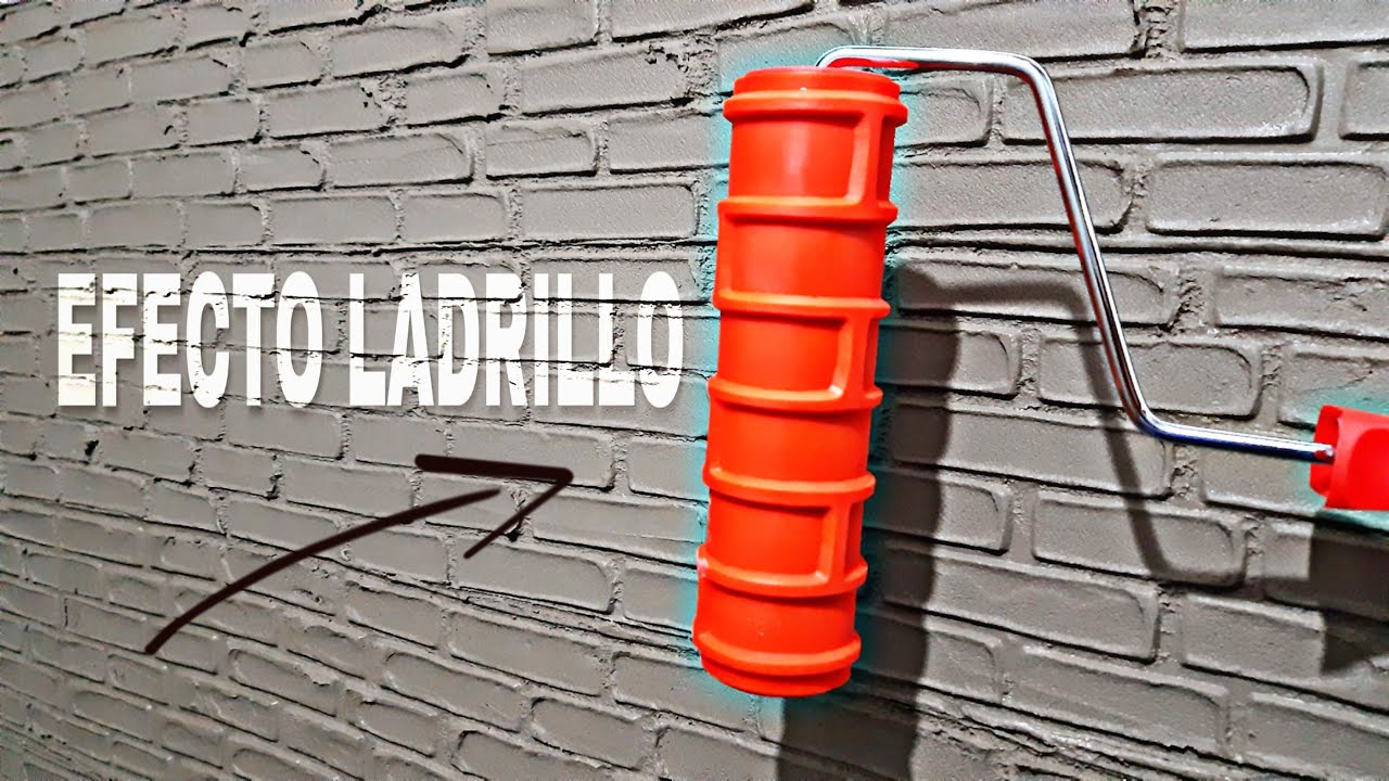 Como hacer EFECTO LADRILLO en las PAREDES