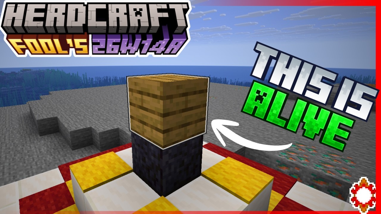 APRIL FOOLS 2026 MINECRAFT - Minecraft Snapshot 26w14a Herdcraft Update!