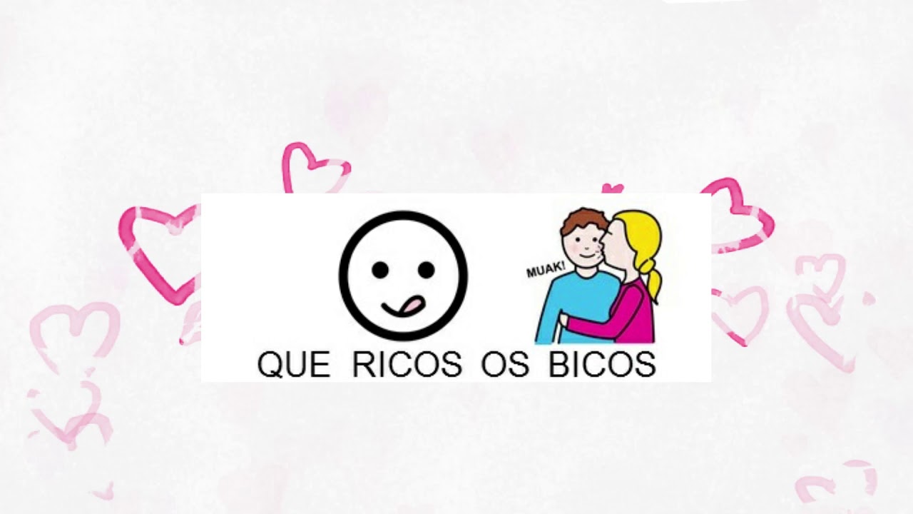 Que ricos os bicos! Canci&oacute;n con pictogramas.