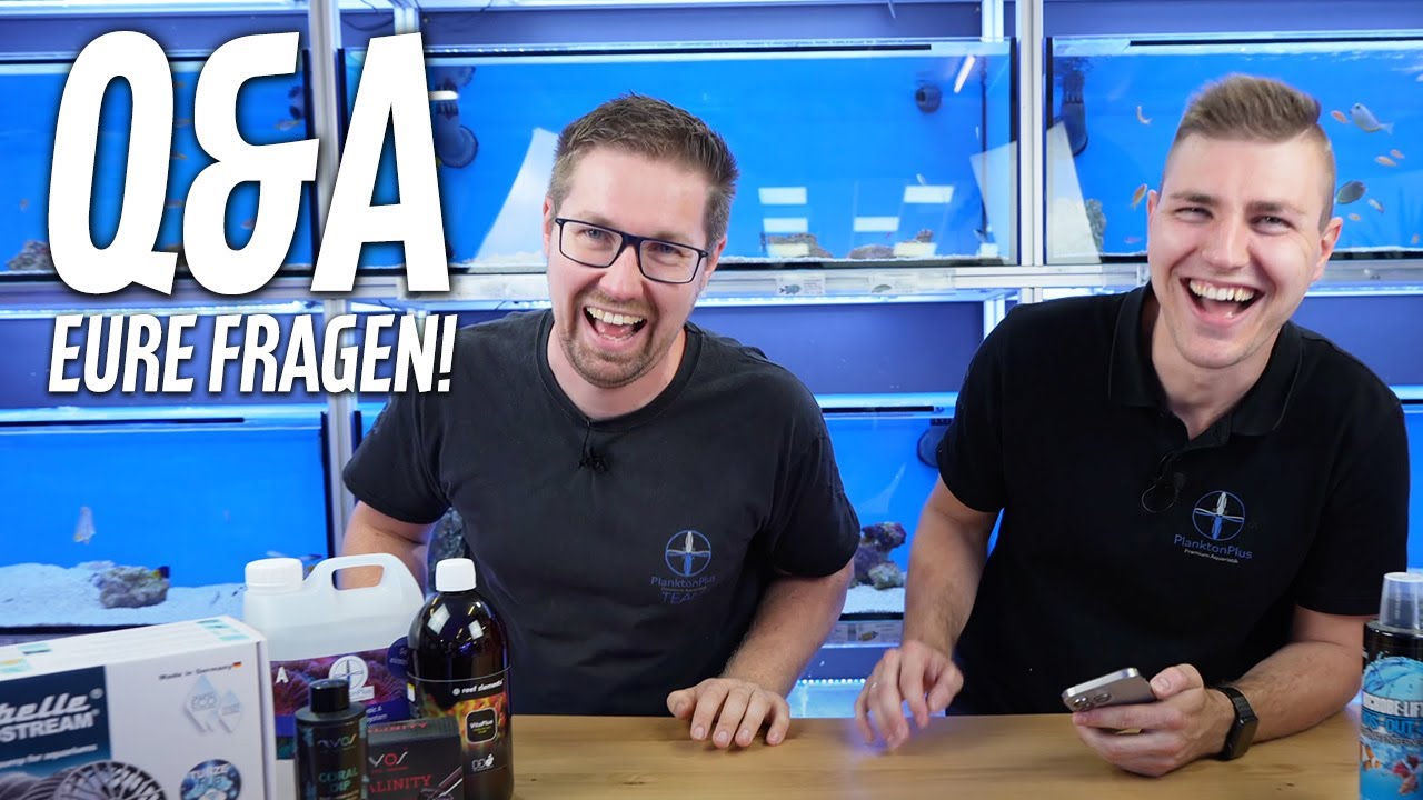 Jetzt kommen EURE FRAGEN - Q&A mit PlanktonPlus Aquaristik