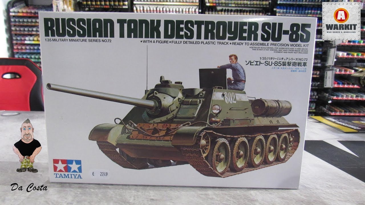 Tamiya - SU 85 - 1:35 - What is in the Box Review