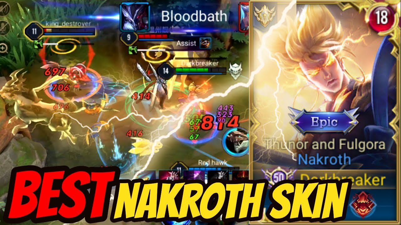BEST NAKROTH SKIN IN AOV - NEW NAKROTH SKIN IS INSANE! | AoV | 傳說對決 | RoV | Liên Quân Mobile