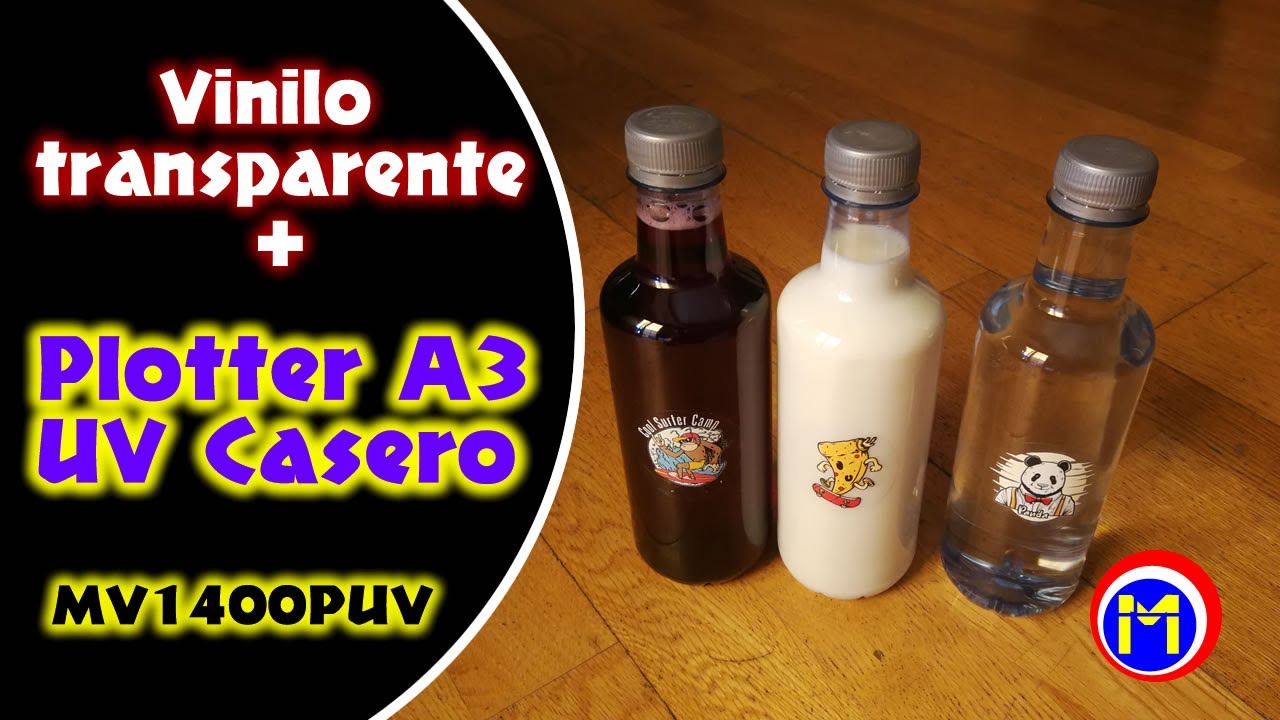 🍕 Como Imprimir En Vinilo Transparente Con El Plotter A3 MV1400PUV
