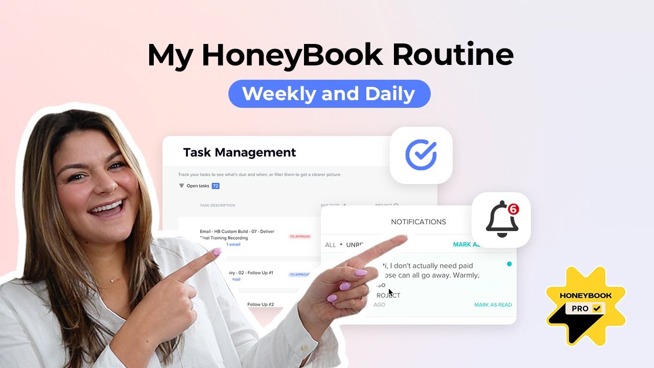 My HoneyBook Routine - Daily & Weekly