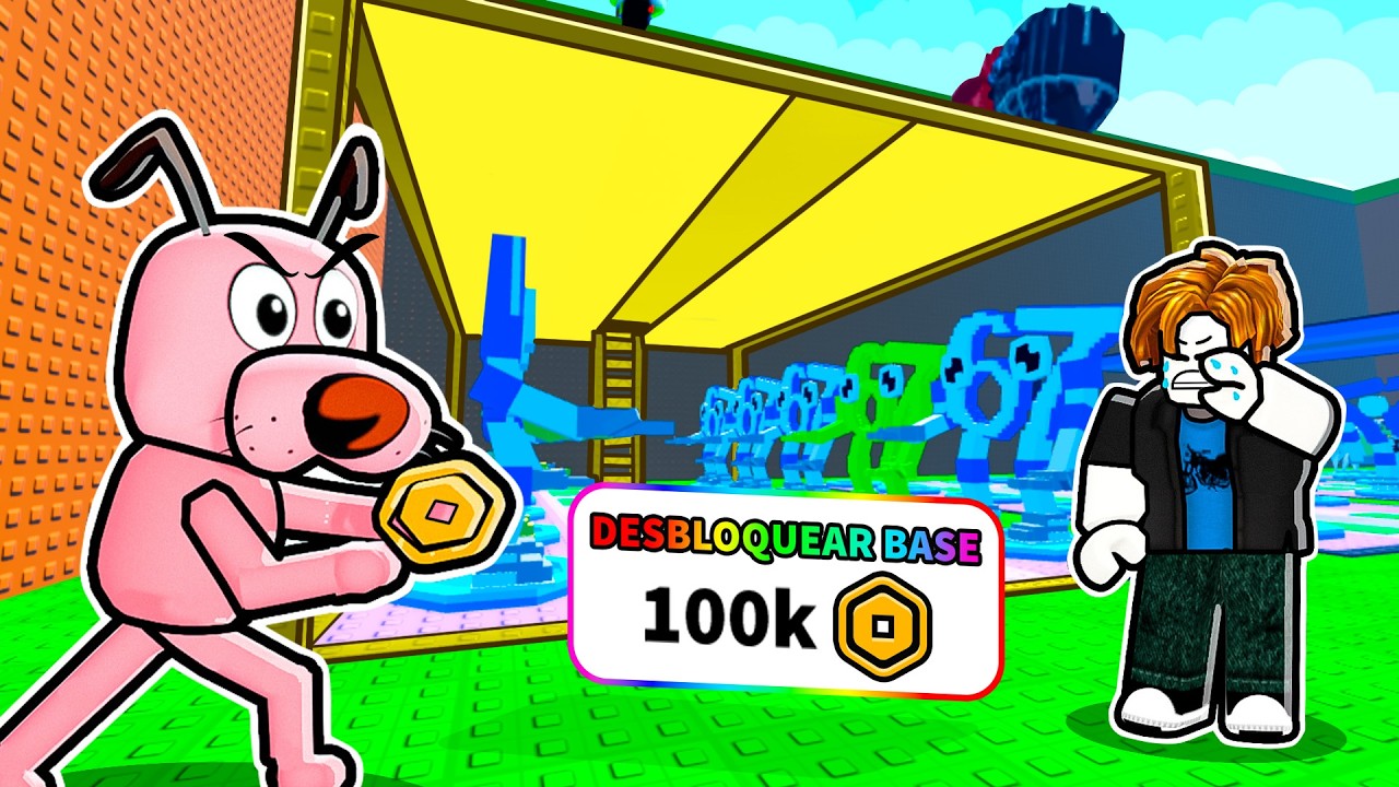 Me GASTE todos mis ROBUX para ROBAR BRAINROT ADMIN CELESTIALES en Escapa del TSUNAMI por BRAINROTS 😱
