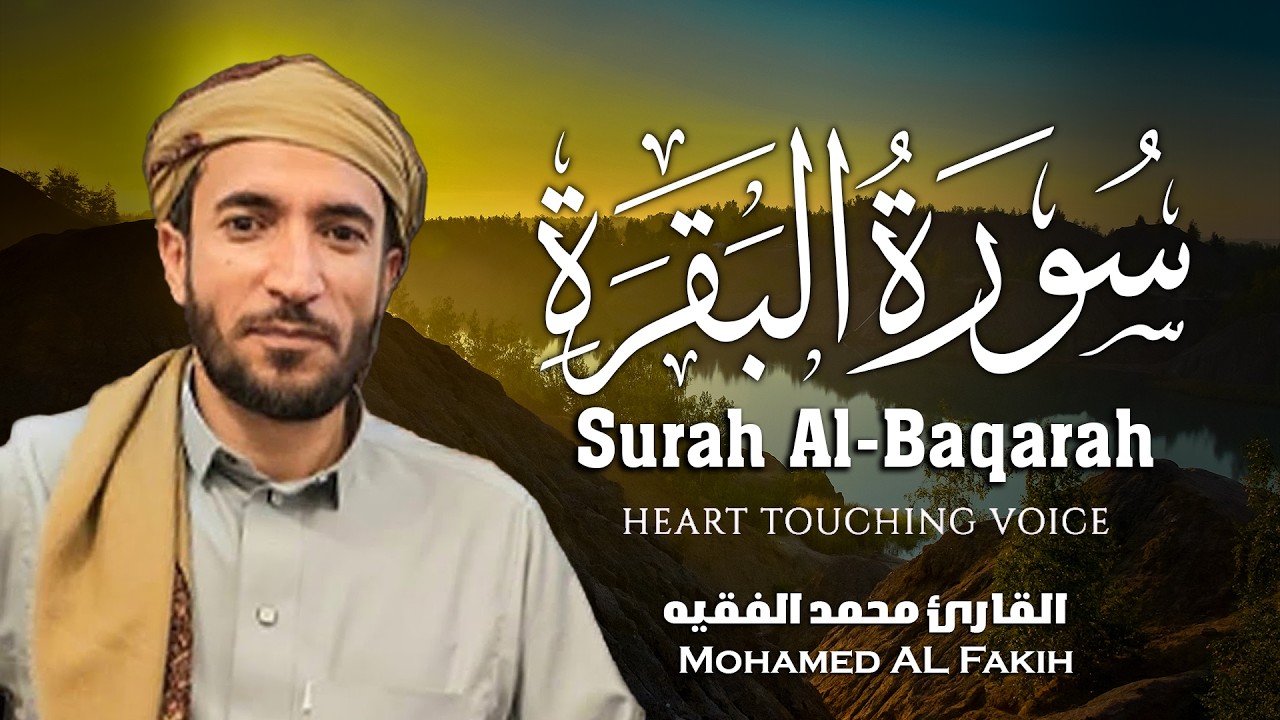 سورة البقرة (كاملة) للشيخ محمد الفقيه لحفظ وتحصين المنزل وجلب البركة تلاوة رائعة Sourah Baqara
