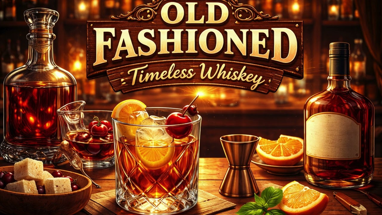 🥃 OLD FASHIONED – TIMELESS WHISKEY | ISLANDER COCKTAILS SERIES #VintageBar #WhiskeyClassic