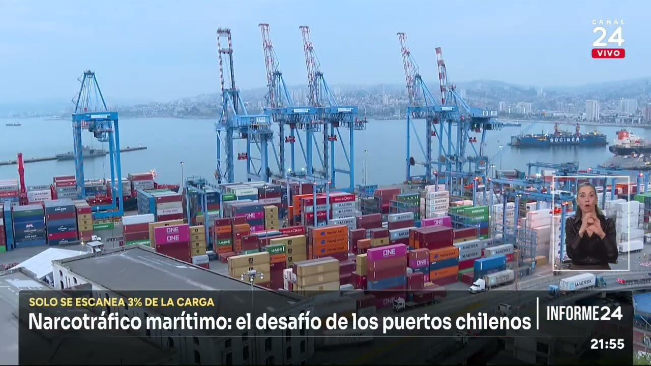 Informe 24: narcotráfico marítimo, el desafío de los puertos chilenos