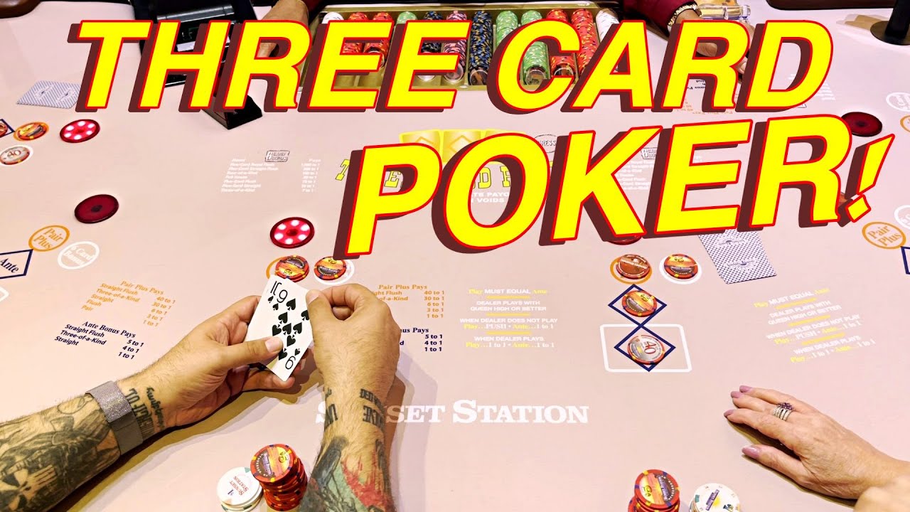 THREE CARD POKER TIME!!!
