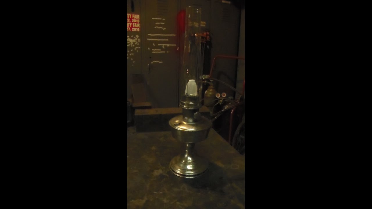 «Реставрация» керосиновой лампы Алладина модели 12