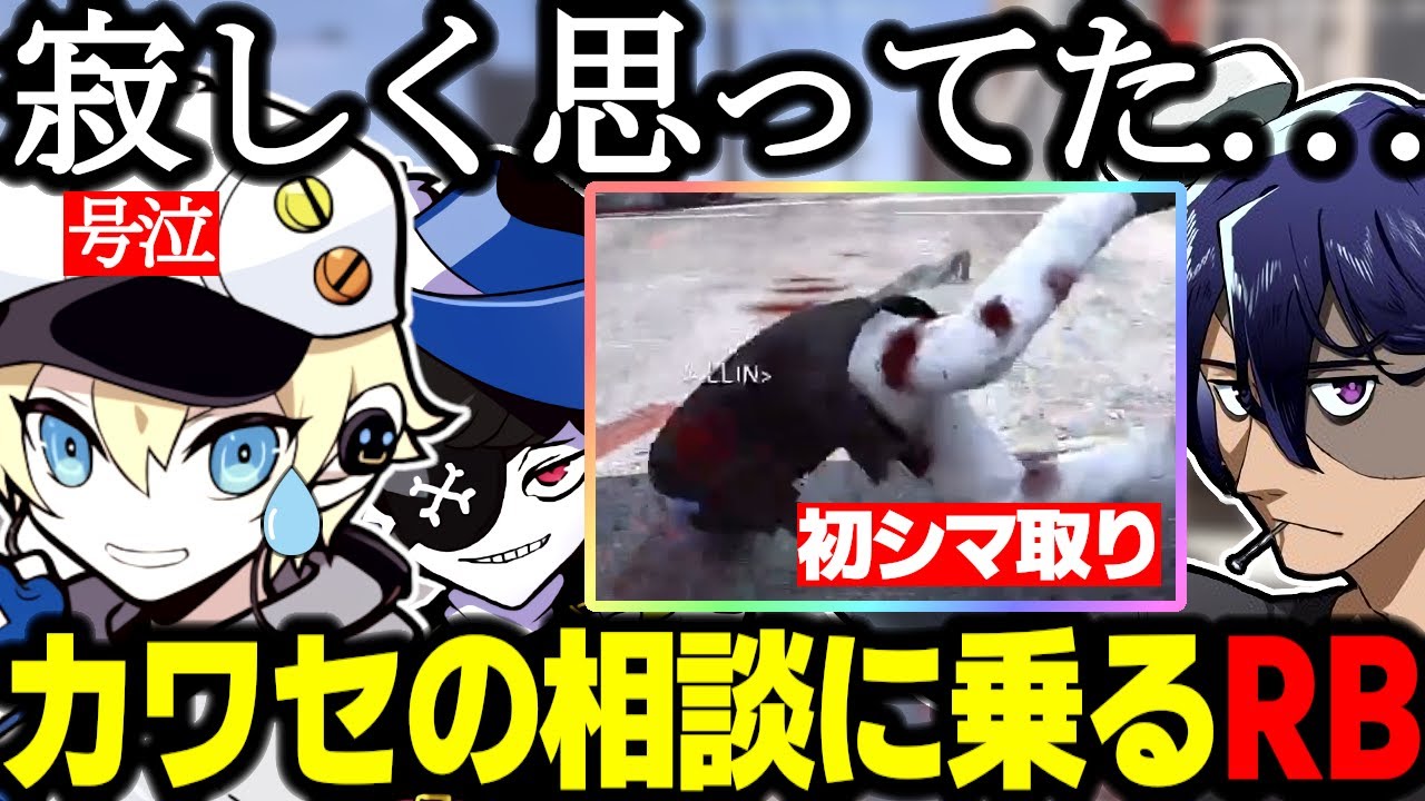 【ストグラ】個人医かALLINかに悩むカワセの相談に乗るRB/皆に思いを告白し号泣する/初シマ取り【Rainbrain/かわせ/切り抜き/GTA】