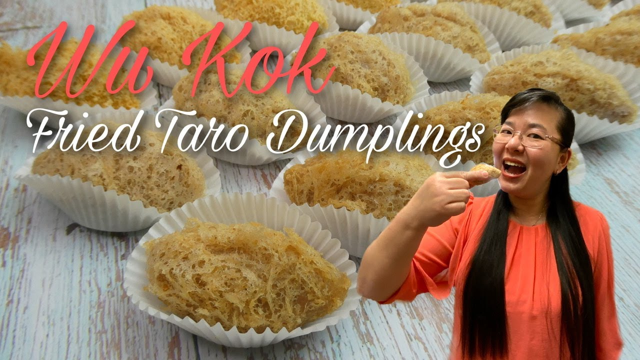 Homemade Crispy Fried Taro Dumpling/Wu Kok