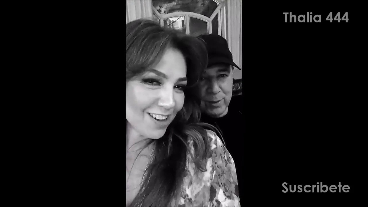 Thalía con Tommy  Mottola