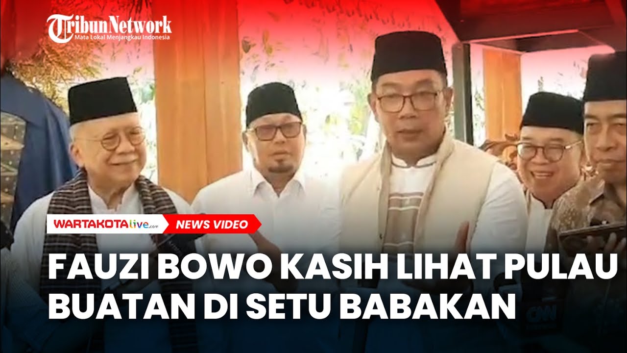 Fauzi Bowo Kasih Lihat Pulau Buatan, Ridwan Kamil: Visi Kami Menghijaukan 3 Kali Lipat