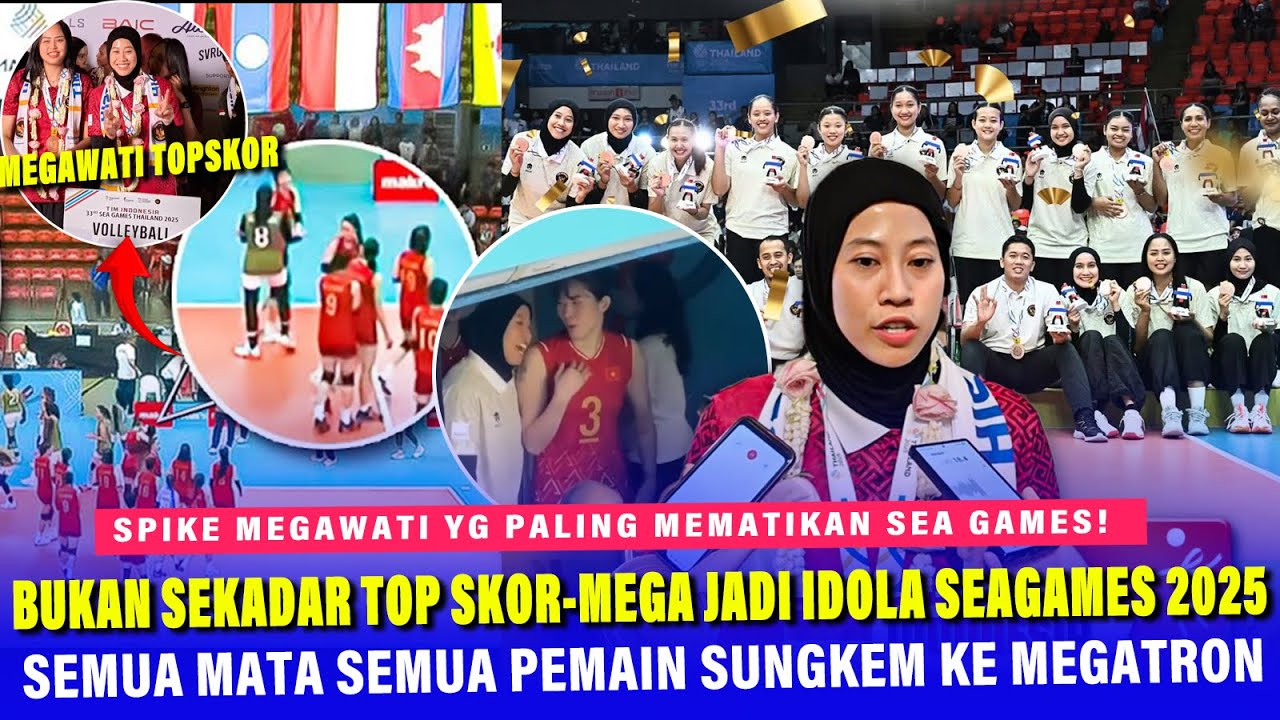 69 POIN, SATU NAMA! Megawati Hangestri Jadi Momok Asia Tenggara di SEA Games Thailand 2025