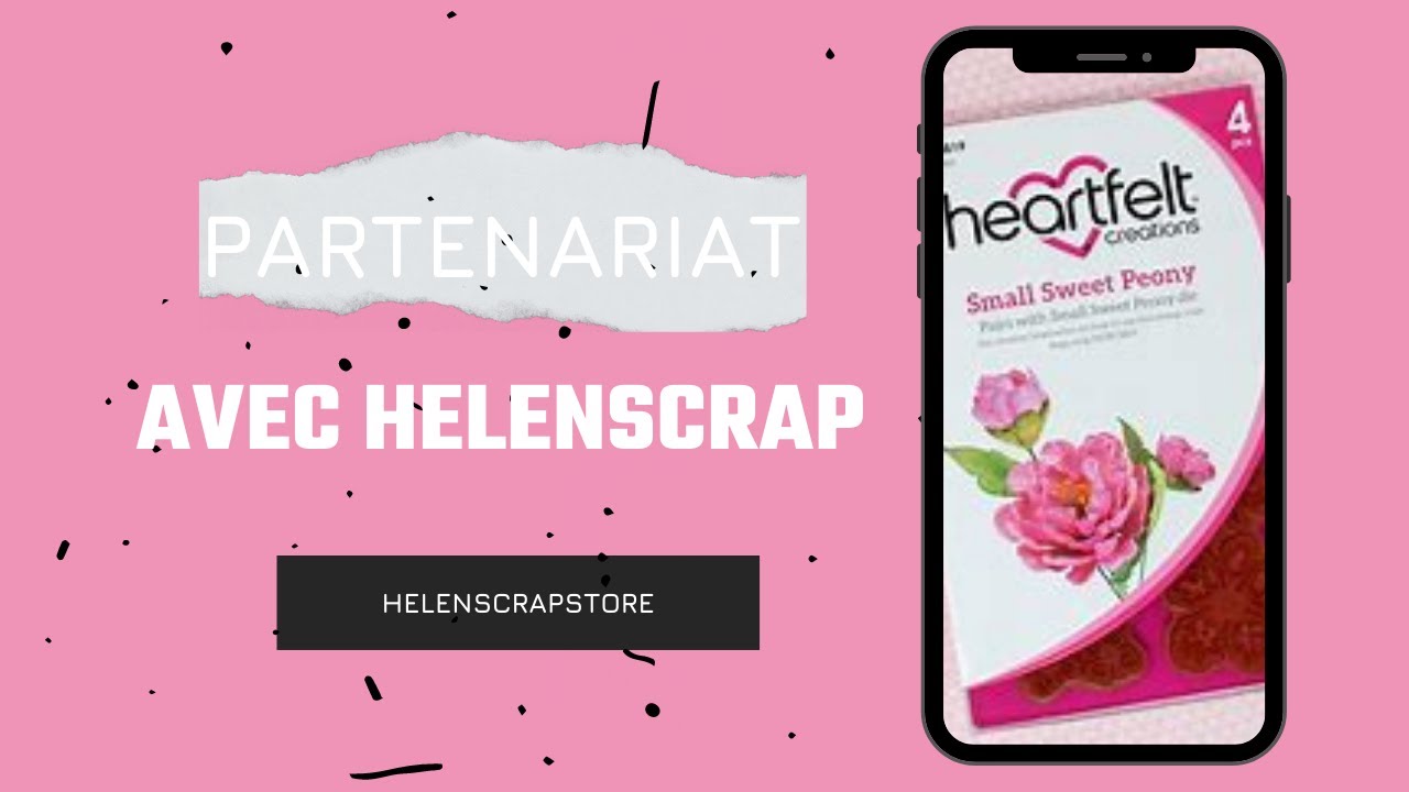 PARTENARIAT AVEC HELEN SCRAP [ HELENSCRAAPSTORE ] #scrapbooking #helenscrap #partenariat