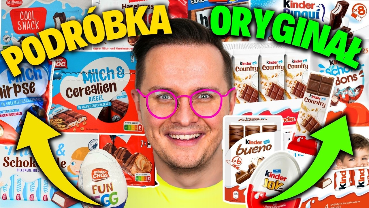 NIEMIECKIE SŁODYCZE KINDER vs. PODRÓBKI KINDER - KTÓRE LEPSZE?!