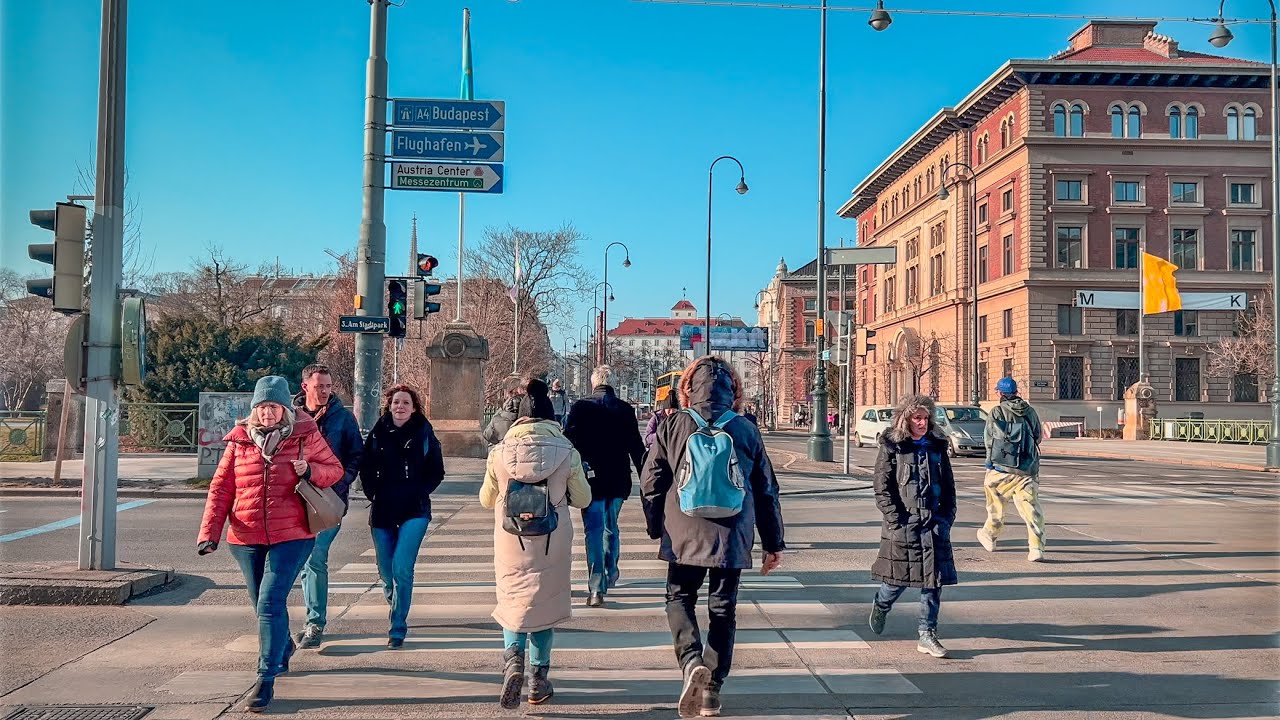 Vienna Walk in 3rd District, January 2024 | 4K HDR