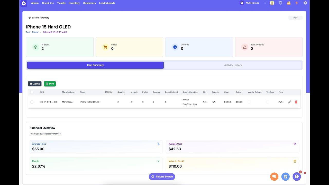 Inventory Update! Organize & Track Like Never Before