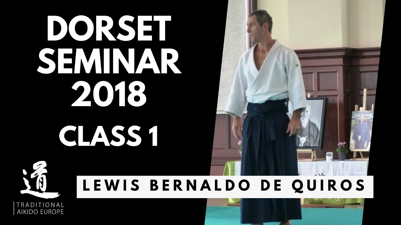 TAE Seminar - Lewis Bernaldo de Quiros - Dorset, 2018 - Class 1: Jo Suburi + Partnered Awase